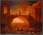 Hubert Robert, Fire of Rome